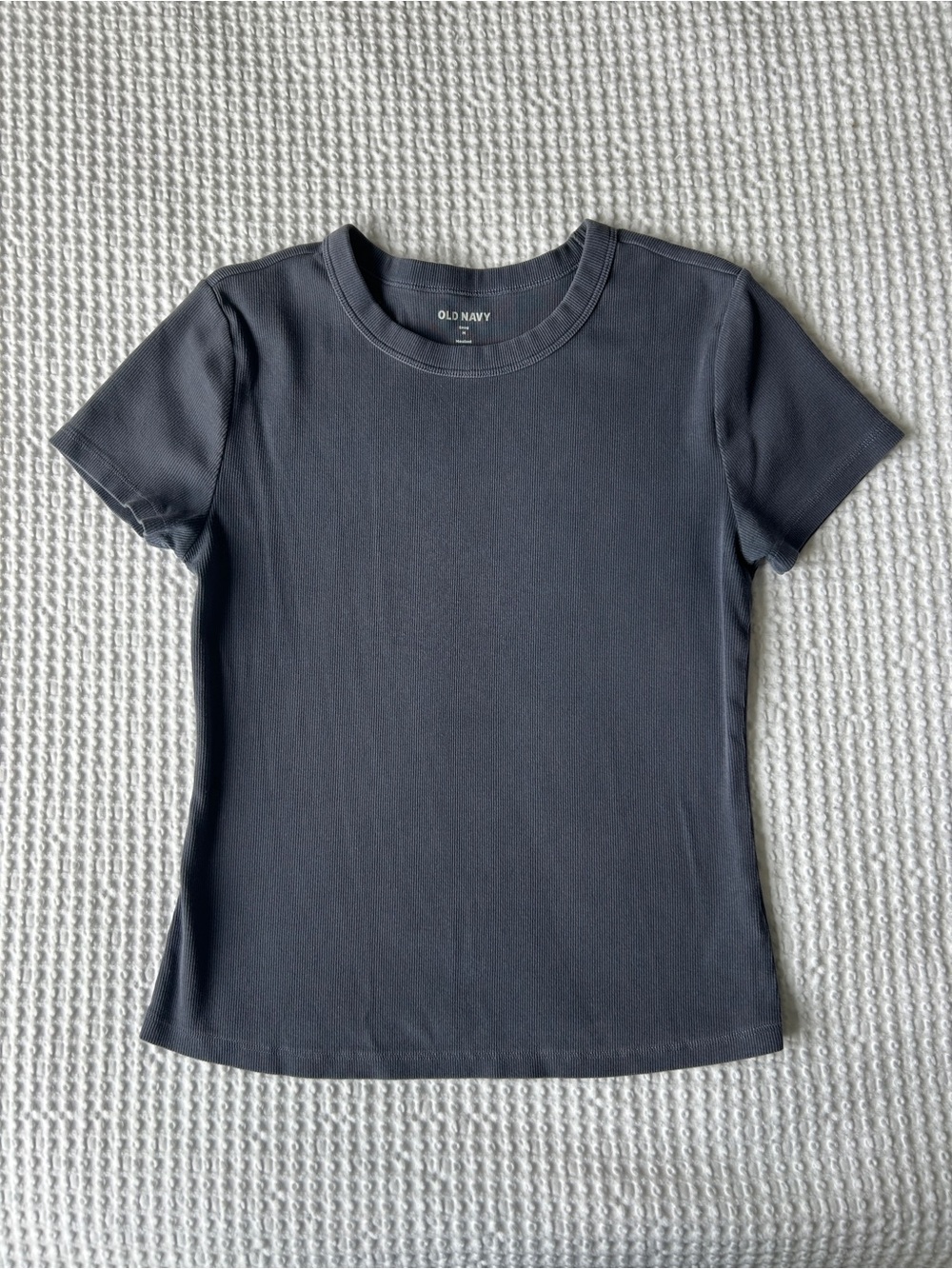 Old Navy Short Sleeve Crew Neck Tee - Blue-Grey